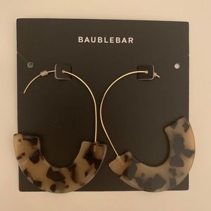 Bauble Bar tortoise earrings